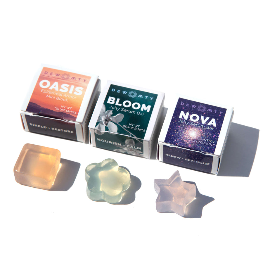 THE TRIO DELUXE SAMPLE BUNDLE: OASIS, BLOOM, & NOVA – DEW MIGHTY